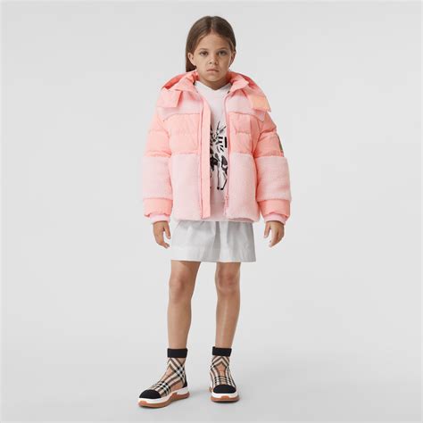 burberry kids puffer coat|burberry coat baby girl.